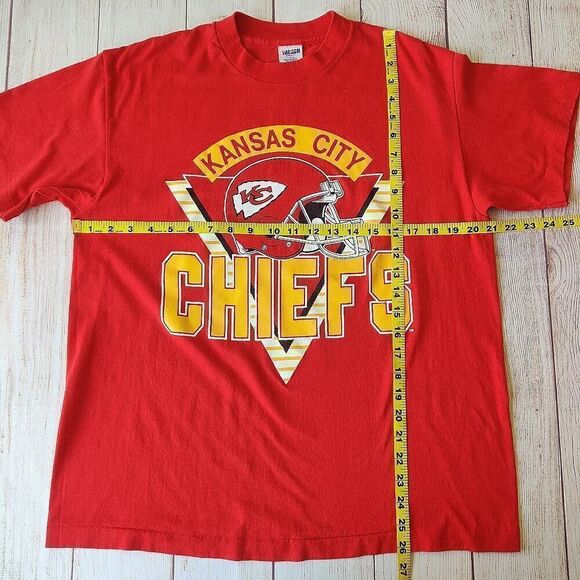 NFL Kansas City Chiefs crew neck tee and woven sack backpack - Picture 2 of 11